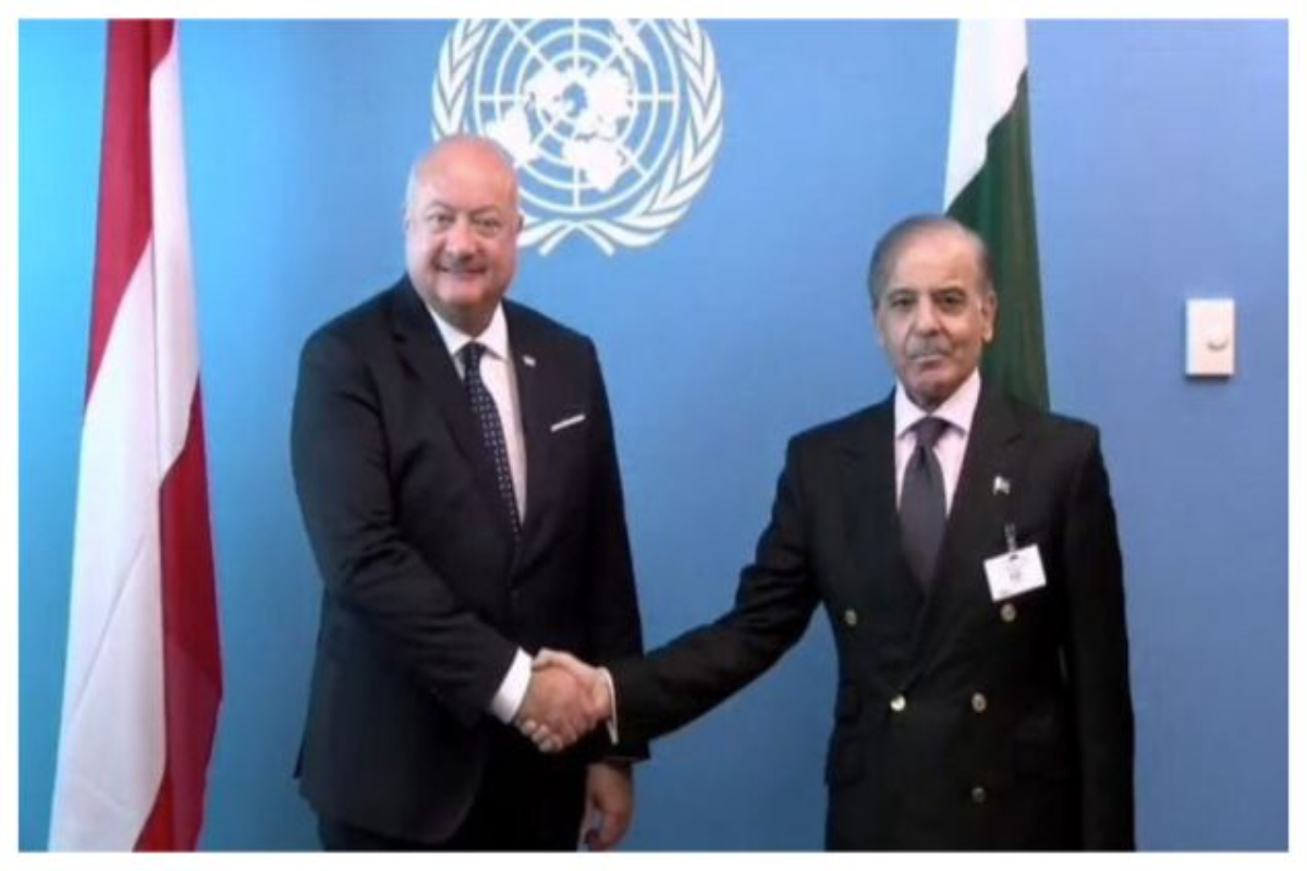 Shehbaz Sharif meets Austrian Chancellor, discuss to strengthen bilateral cooperation