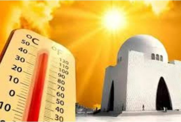 Karachi Swelters as Sea breeze stops, heatwave and humidity rise
