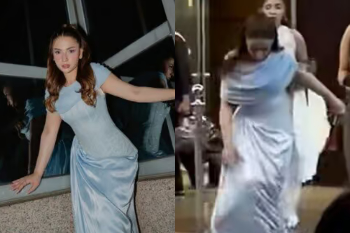 Dananeer Mobeen turns embarrassing fall into viral red carpet moment