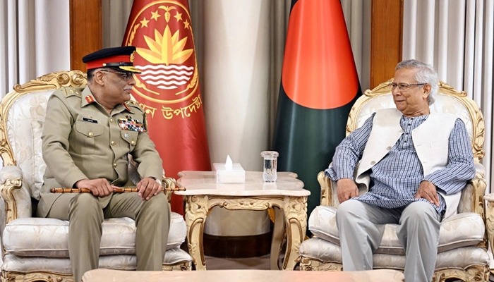 Chairman Joint Chiefs of Staff Committee General Sahir Shamshad Mirza visits Bangladesh, ISPR
