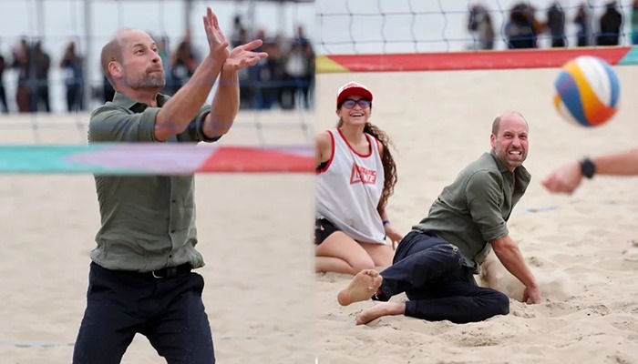 Prince William kicks off Brazil visit with fun-filled trip to Copacabana beach
