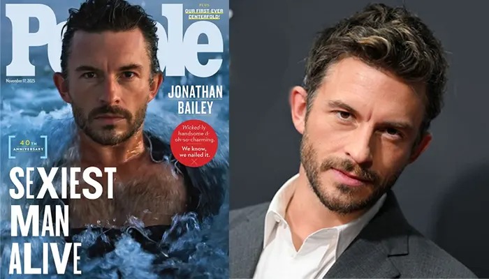 Jonathan Bailey crowned world's sexiest man of 2025