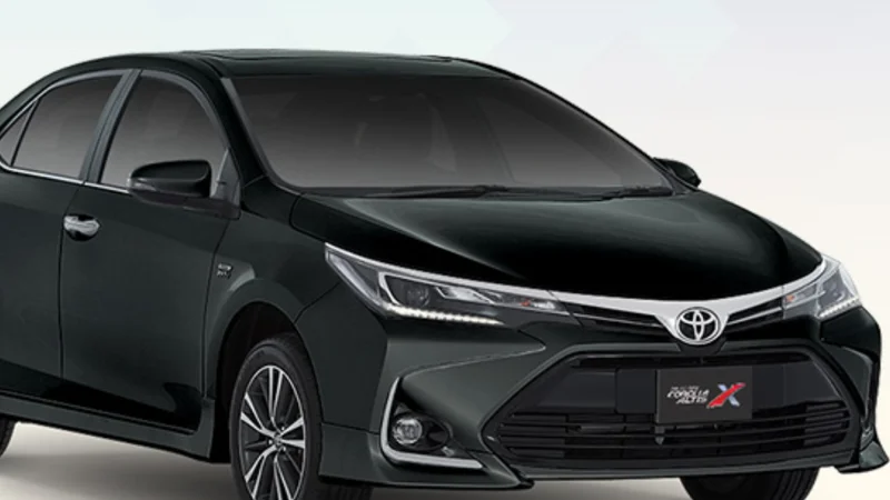 Toyota Corolla Altix 1.6 CVT Attitude Black Price & Installment plan- August 2025