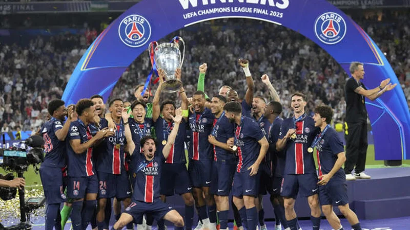 PSG wins champions league