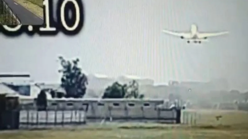 Video shows Indian plane crashing seconds after takeoff
