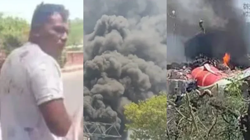 Indian Plane Crash: Male passenger jumps from emergency exit and survives miraculously