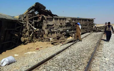 Jaffar Express train derails after bomb explosion in Jacobabad