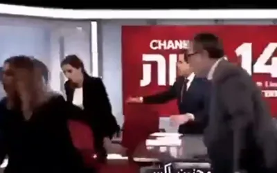 Israeli journalists scramble live on air as siren wailed during Iran's attack