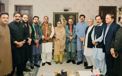 Former AJK Prime Minister Sardar Tanveer Ilyas joins PPP
