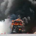 Tragic bus fire claims five lives near Quetta’s Western Bypass