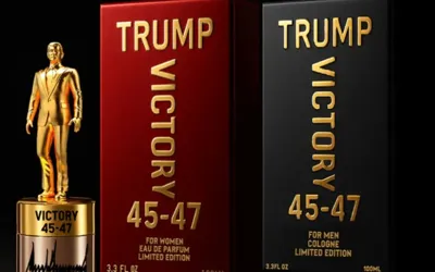 Trump Unveils Gold Statue Fragrance , Priced at $249