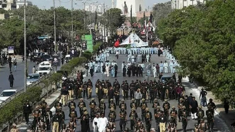 9th Muharram processions being held amid tight security