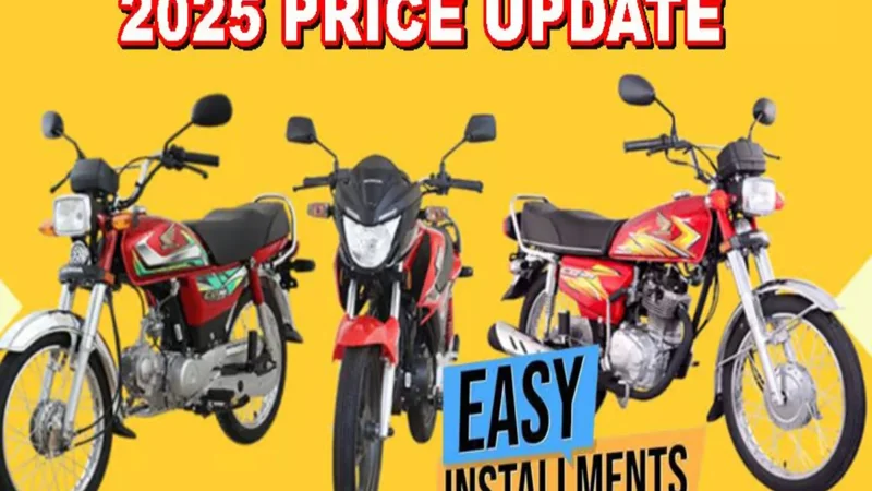 Honda CD 70, CG 125, Pridor Latest Prices and New Installment Plans- July 2025