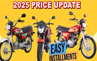 Honda CD 70, CG 125, Pridor Latest Prices and New Installment Plans- July 2025