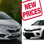 Honda City, Civic prices surge by Rs200,000 in Pakistan- Check details