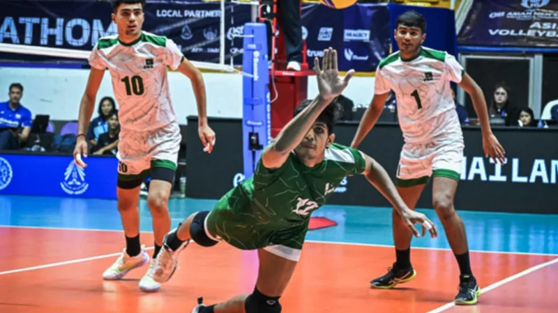 Pakistan defeats Iran in Asian U16 Volleyball Championship