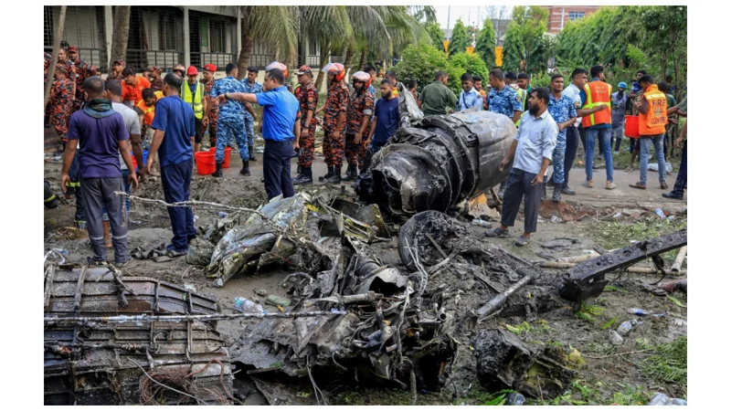 Death toll rises to 27 in Bangladesh Air Force jet crash