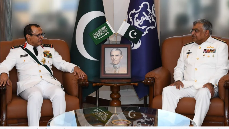 Saudi Naval Chief meets Admiral Naveed Ashraf