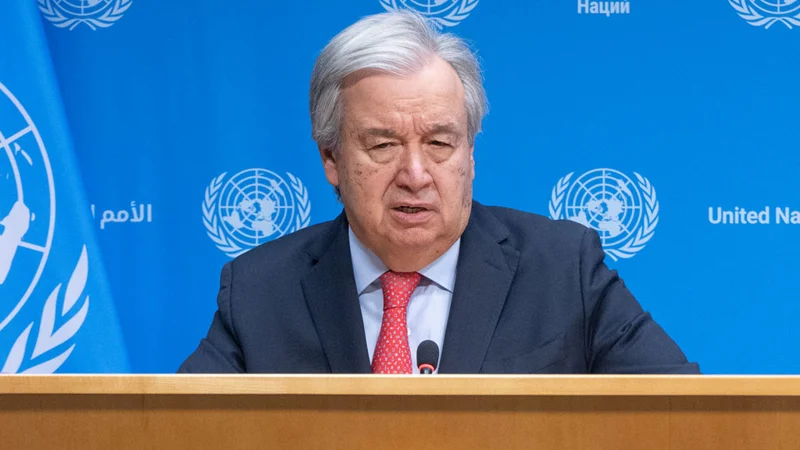 Press briefing by Secretary General Antonio Guterres.