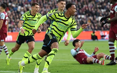 List of biggest away Premier League wins after Arsenal 6-0 truimph over West Ham