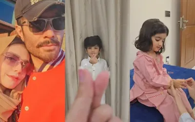 Feroze Khan’s wife bonds with his kids in heartwarming video