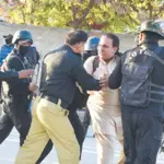 Several arrested as police and PTI workers clash near Adiala Jail