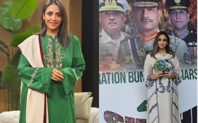 Nadia Khan receives Prestigious Award for her courageous voice during India-Pak war
