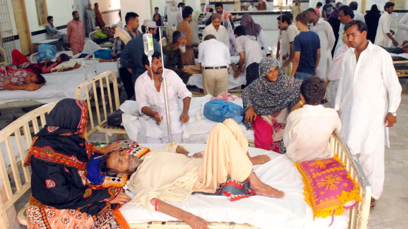 Hundreds of heatstroke cases reported in Sindh
