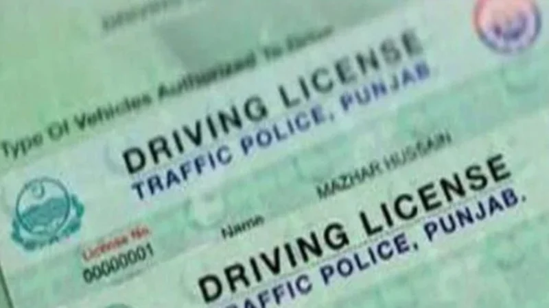 Car, motorcycle and LTV driving license fees ahead of Budget 2025-26