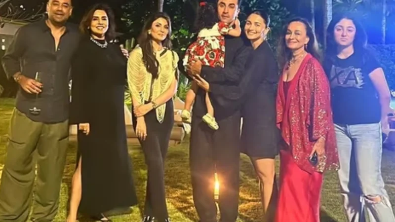 Alia Bhatt, Ranbir Kapoor celebrate New Year 2025 with daughter and family