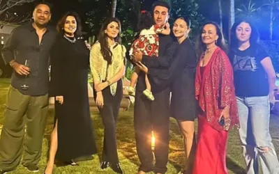 Alia Bhatt, Ranbir Kapoor celebrate New Year 2025 with daughter and family