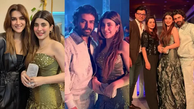 Urwa Hocane and Farhan Saeed ring in the New Year 2025 with ‘RFAK’ and ‘Kriti Sanon’