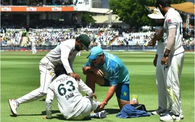 Pakistan’s Saim Ayub ruled out of South Africa Test with ankle injury