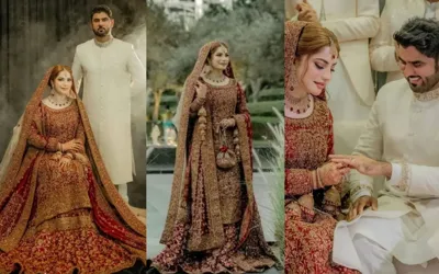 See Photos: Neelam Muneer elegant bridal look