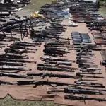 Huge cache of illegal arms recovered in clearance operation in Kurram