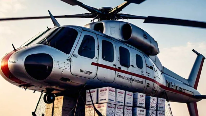 KP govt airlifts life-saving medicines to upper Kurram
