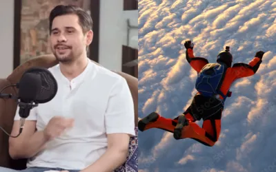 Tabish Hashmi talks about his shocking Skydiving experience