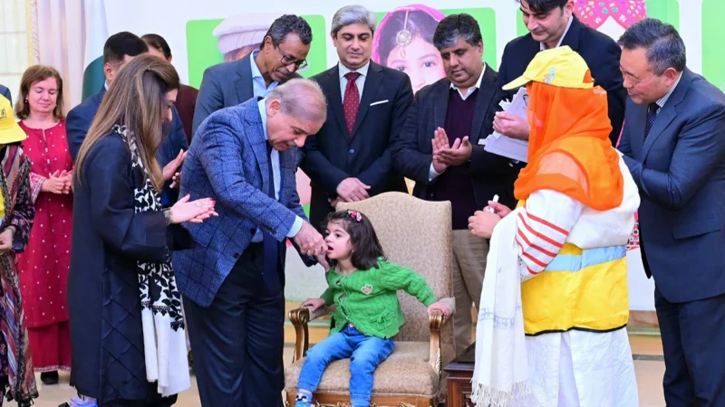 PM Shehbaz launches first anti-polio drive of 2025