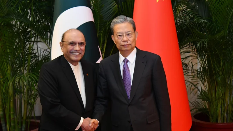 Asif Zardari, Zhao Leji discuss bilateral ties