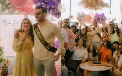 Watch: Kubra Khan & Gohar Rasheed celebrate their ‘Bridal and Groom Shower party’