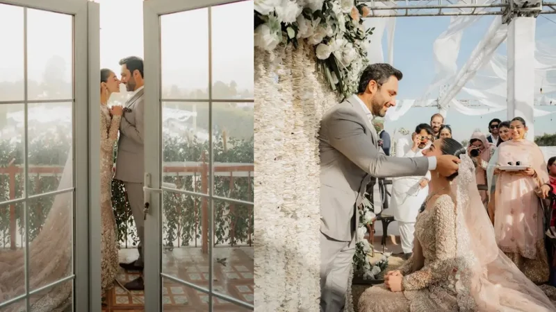 Ahmed Ali Akbar and Maham Batool's dreamy wedding wins over internet: Watch
