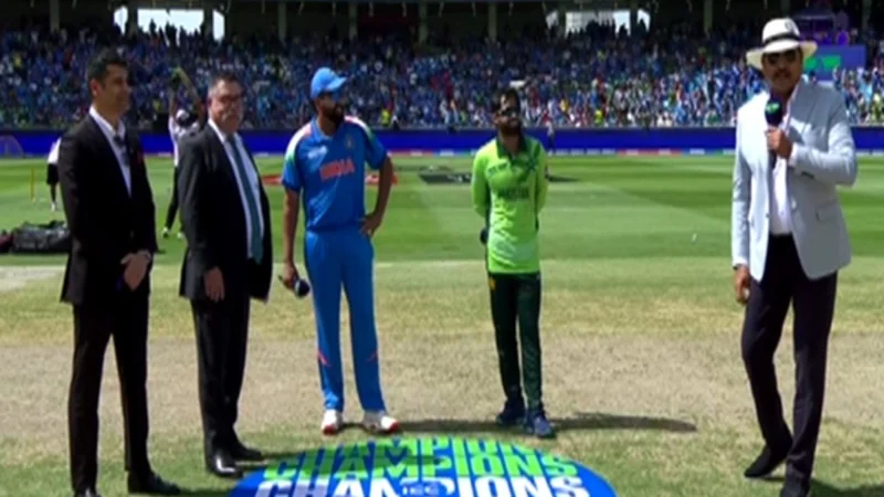 Champions Trophy 2025: Pakistan wins toss, elects to bat first against India
