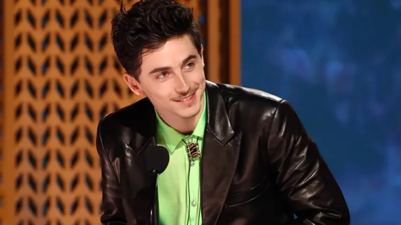 Timothée Chalamet wins first-ever SAG Award for Best Actor