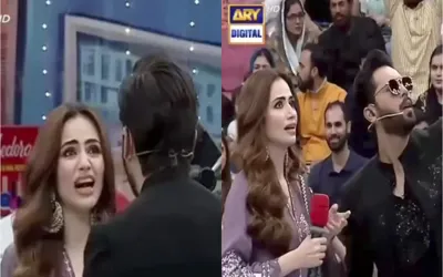 Fahad Mustafa’s witty remark about Sana Javed sparks laughter on “Jeeto Pakistan League”