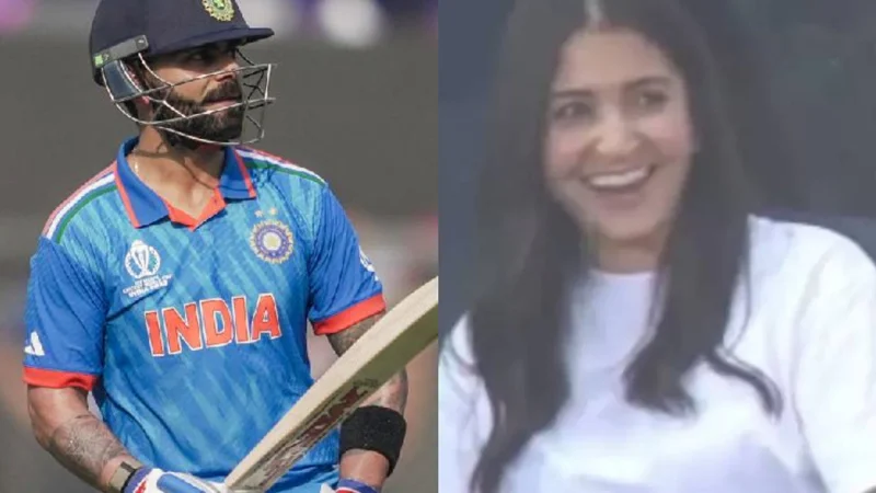 Anushka Sharma’s heartwarming reaction to Virat Kohli’s half-century goes viral