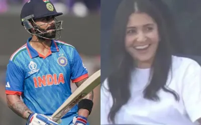 Anushka Sharma’s heartwarming reaction to Virat Kohli’s half-century goes viral