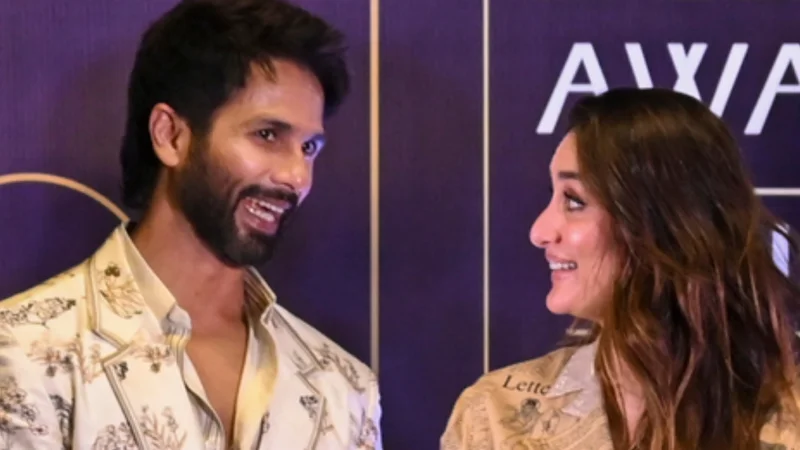 Shahid Kapoor reacts to his reunion with ex Kareena Kapoor at IIFA 2025