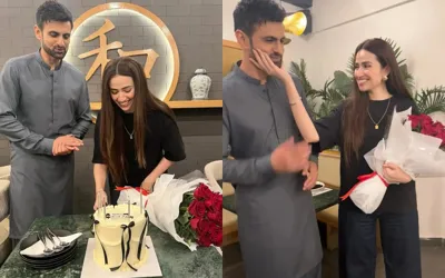 Shoaib Malik’s sweet celebration for wife Sana Javed’s birthday