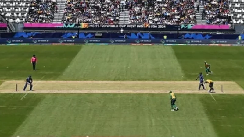 T20 World Cup 2024: Pundits criticize New York's drop-in pitch used for SA vs SL game