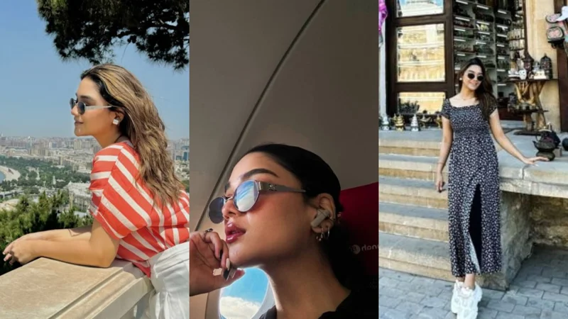 Romaisa Khan ravishing pictures from Baku, Azerbaijan